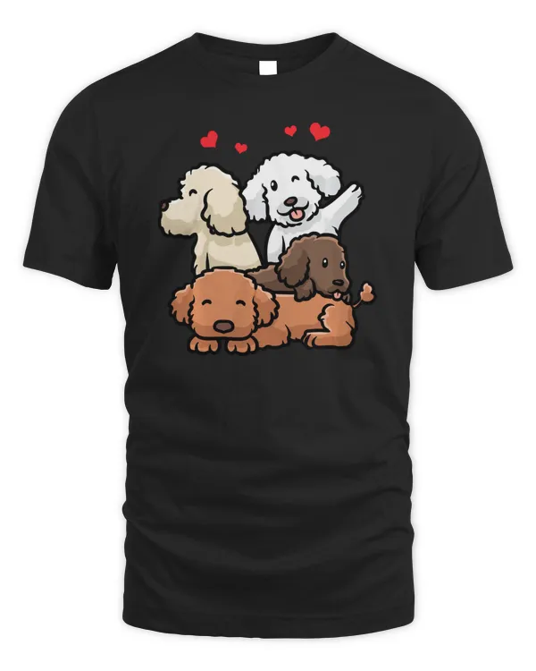Poodle Puppies Long Sleeve T-Shirt