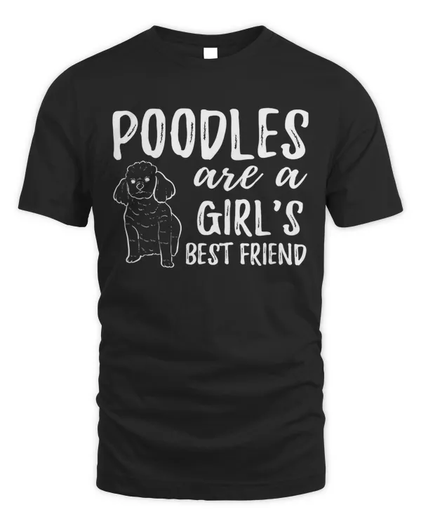 Poodle Royal Girl Women Dog Gift Long Sleeve T-Shirt