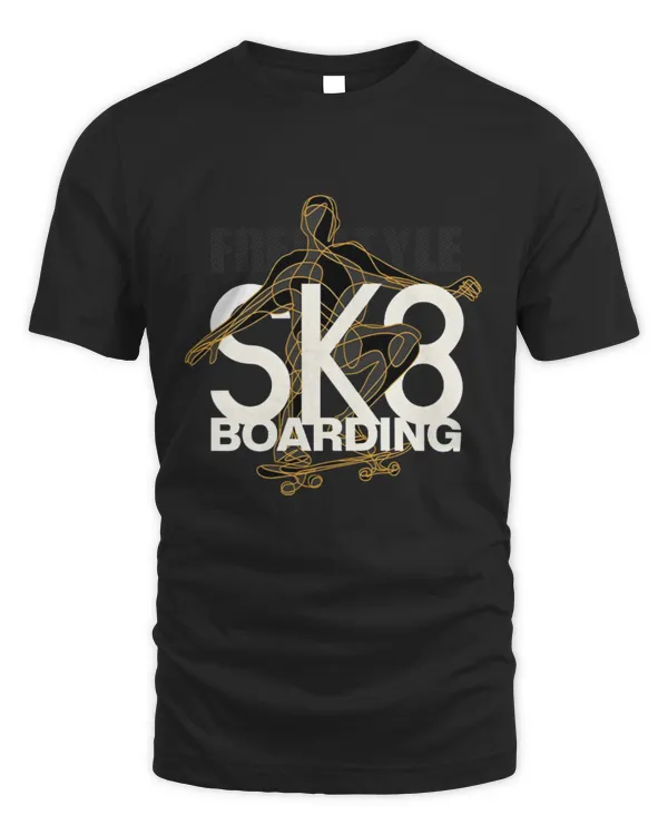 Skateboarding Freestyle T Shirt