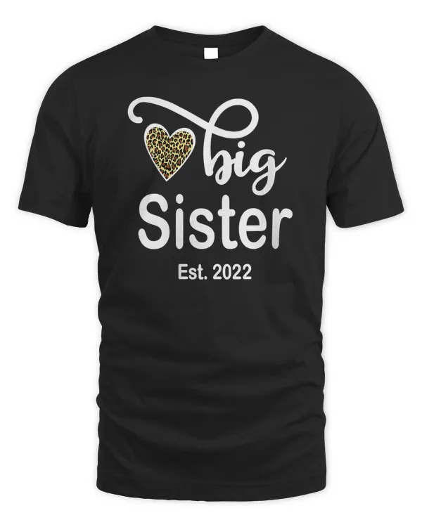 Womens Promoted To Big Sister 2022 Cute Big Sister 2022 V-Neck T-Shirt