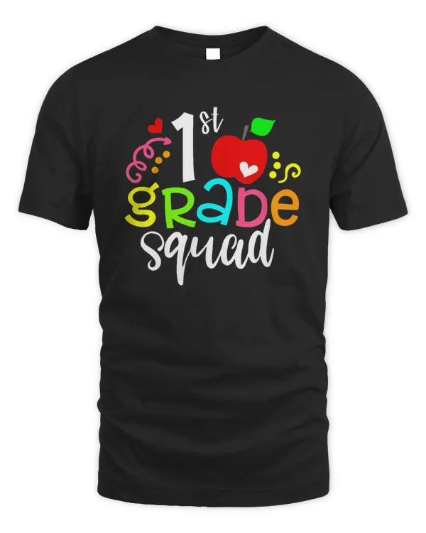 1st First Grade Squad Back To School Teacher