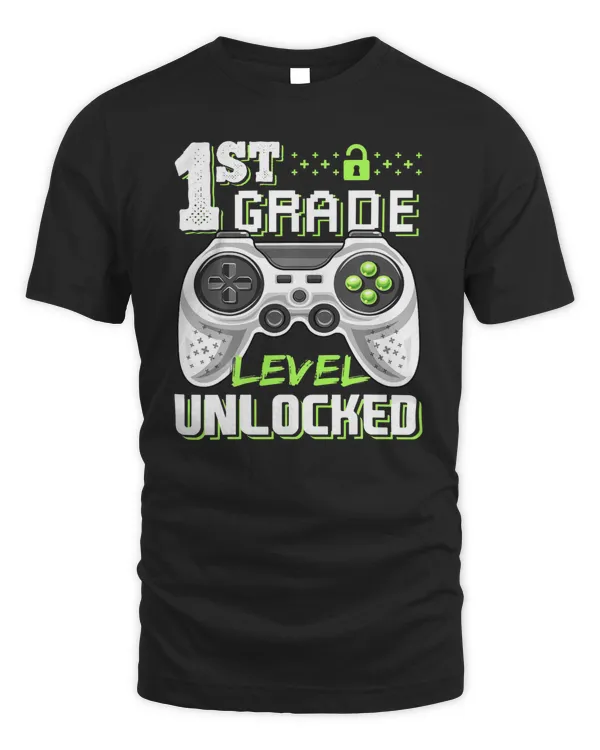 1st Grade Level Unlocked Video Game Back to School Boys