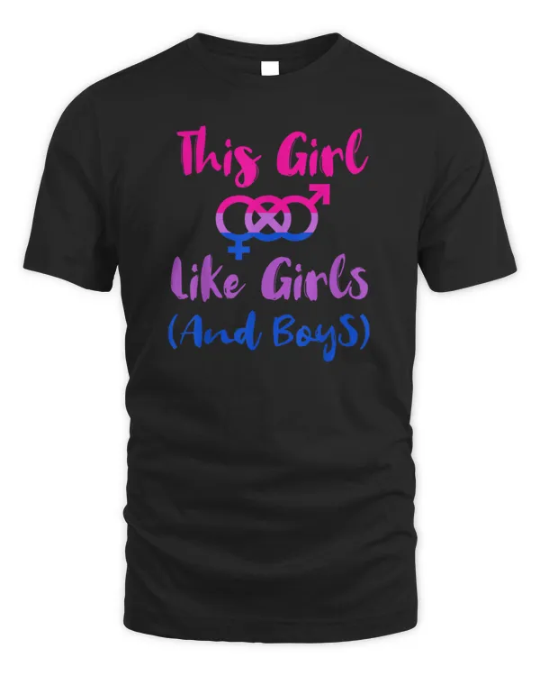 This Girl Like Girls And Boys Lesbian Bisexual LGBT Pride