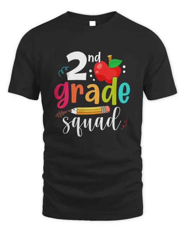 Second Grade Squad Funny Back To School 2nd Graders Teachers