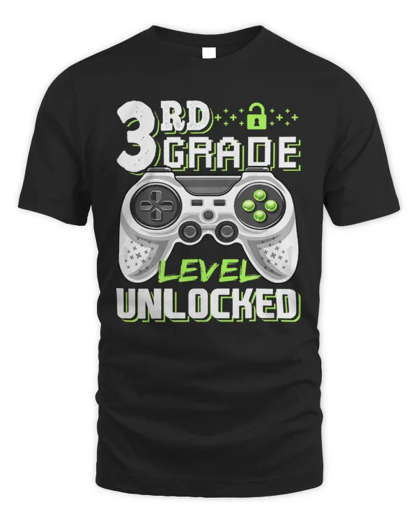 3rd Grade Level Unlocked Video Game Back to School Boys
