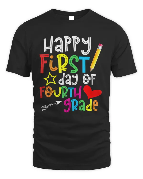 First Day Of fourth grade Teacher Funny back to shool
