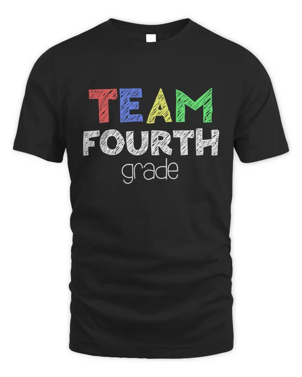 Team Fourth Grade T-Shirt 4th Grade Back To School