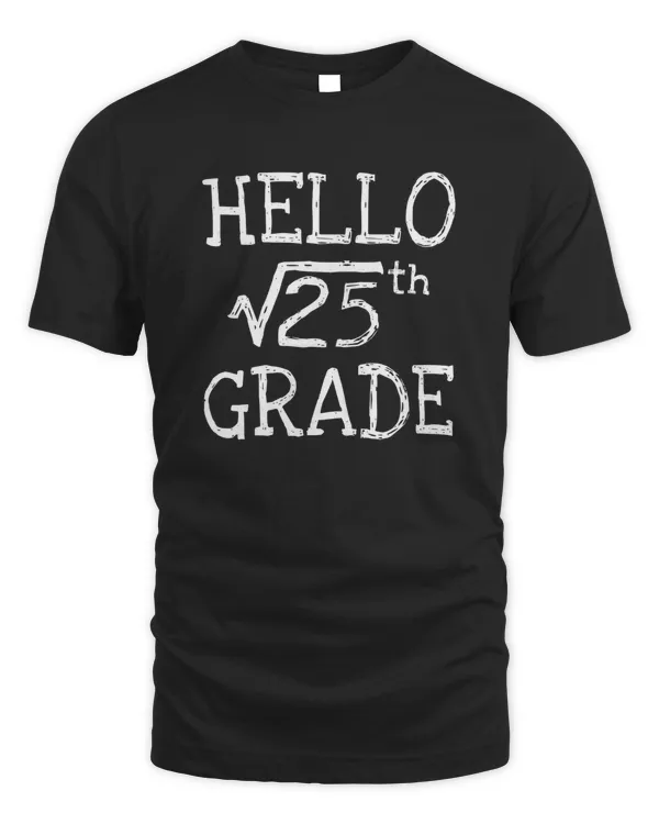 Back to school 5th Grade Square Root of 25 math kids teacher