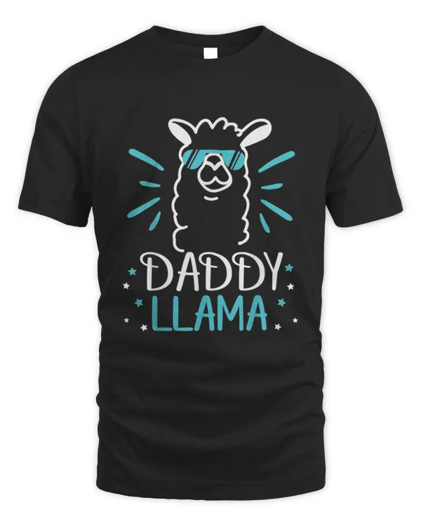 Cool Glass Llama Daddy Llama Animals Father Parent Day2996