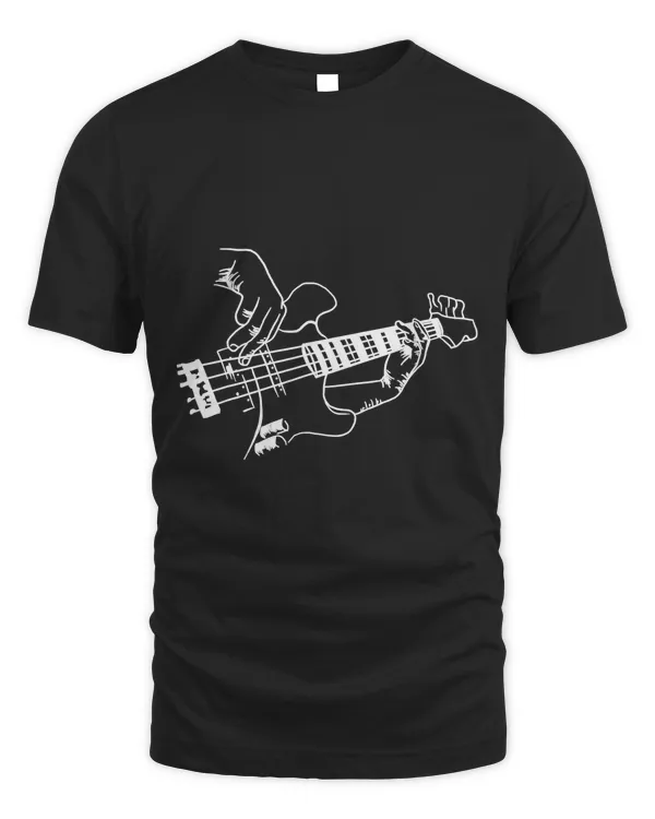 Bass Guitar Player Music Guitarist Musician Rock T-Shirt