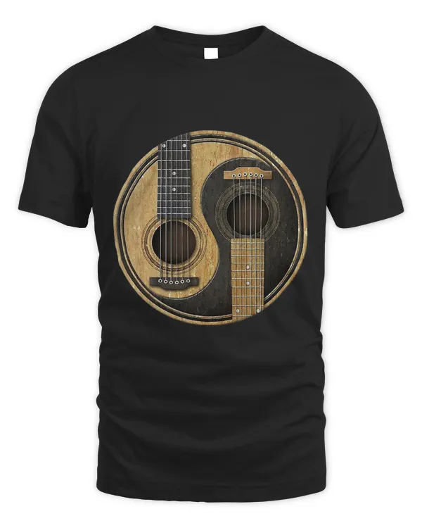Ying Yang Guitar T-Shirt Guitar Player TShirt