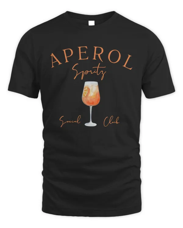 Aperol Spritz Social Club Shirt, Wine Shirt, Cocktail Lover Shirt, Gift For Her