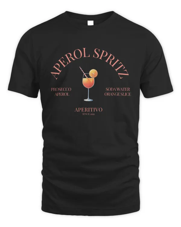 Aperol Spritz Aperitivo Shirt, Wine Shirt, Cocktail Lover Shirt, Summer Party Gift