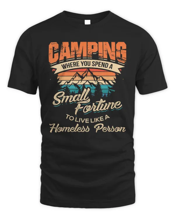 Camping like a homeless