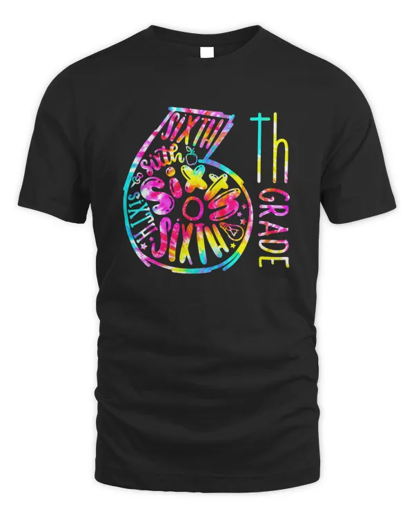 6th Grade Hello Sixth Grade Squad Funny Back To School T-Shirt