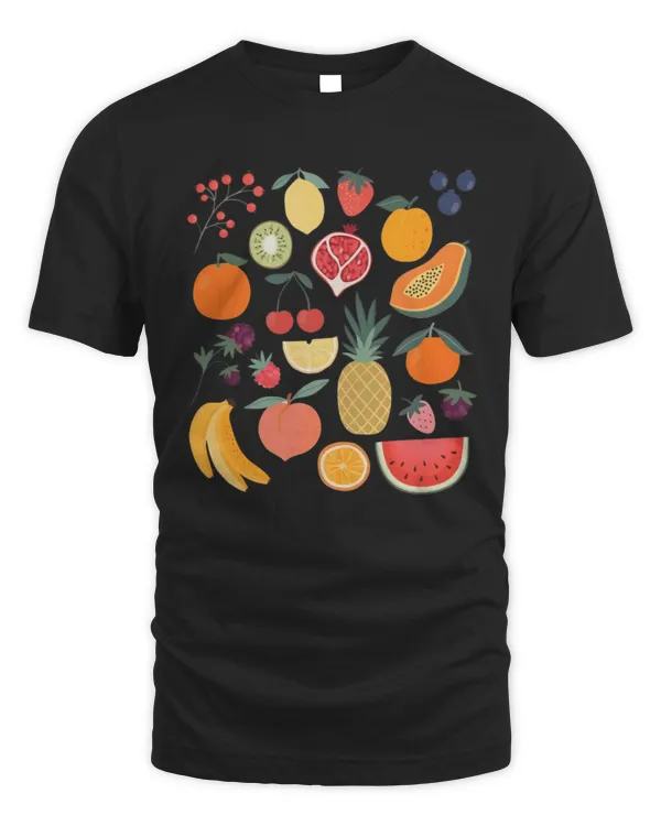 Cute Fruit Shirt, Strawberry Shirt, Cottagecore Clothing, Cottage Core Clothes, Pineapple Shirt, Garden Shirt, Aesthetic Clothing Botanical Shirt