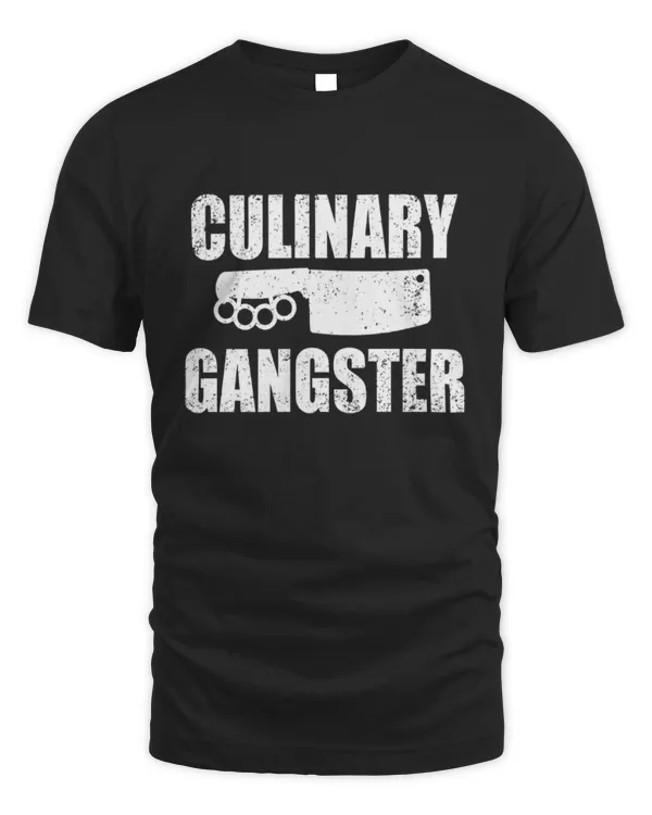 Culinary Gangster T-Shirt, Cooking T-Shirt, Funny Chef Shirt, Knife Shirt, Gift For Chef, Foodie Gift