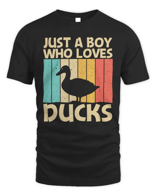 a boy who loves ducks