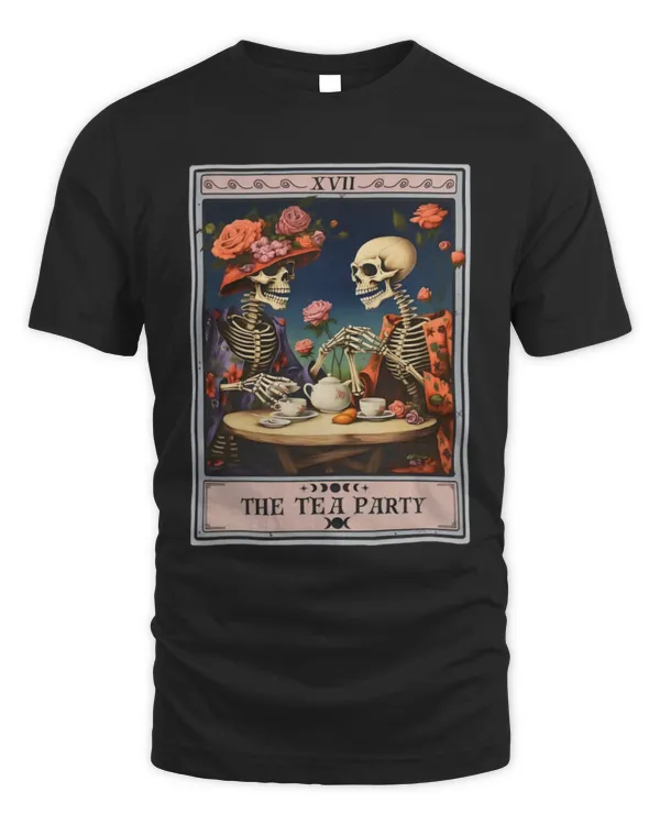 The Tea Party Shirt, Tea T-Shirt, Tarot Card Shirt, Tea Lover T-Shirt, Tea Drinker Gift
