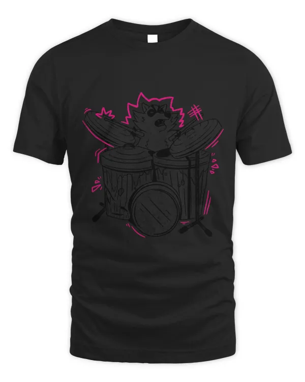 Funny Drummer Raccoons Funny Raccoon Drummer Music Graphic Men Women Children
