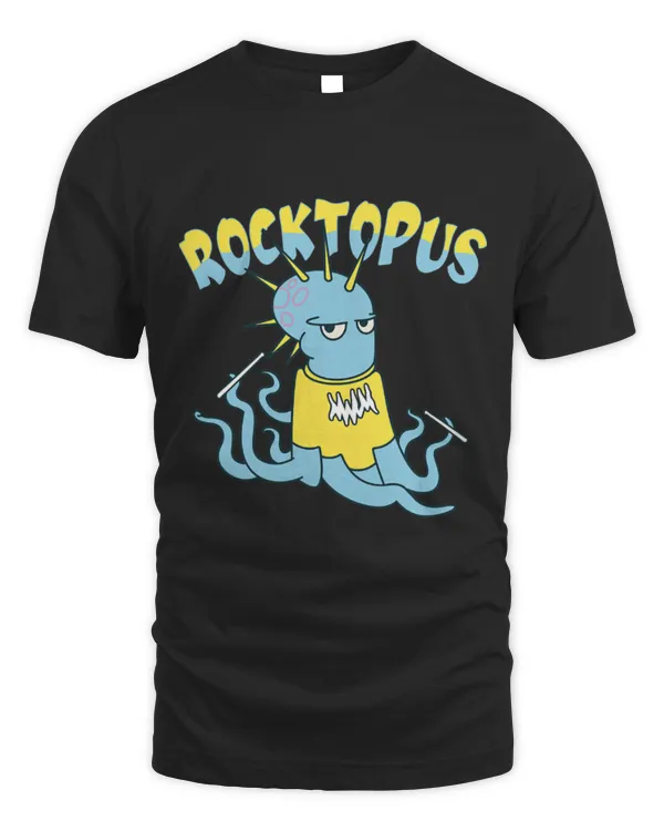 Funny Drummer Rocktopus Design for a Drummer Band Member 21