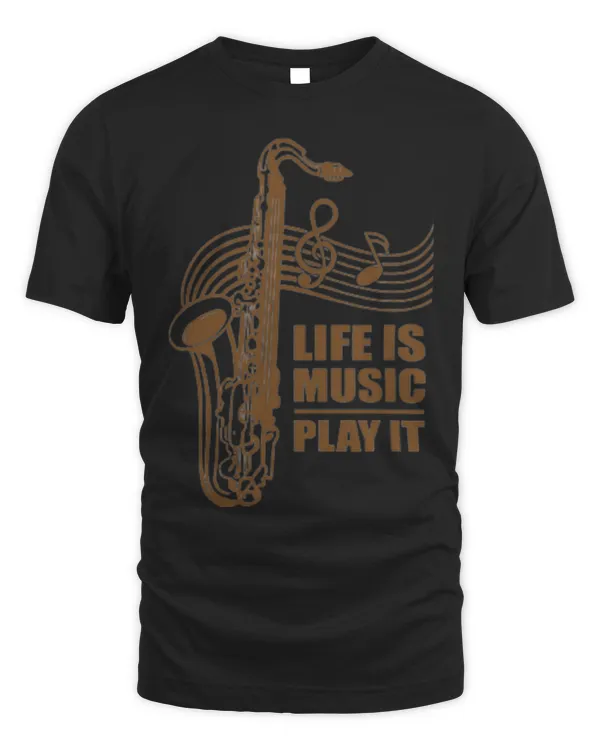 Funny Saxophone Play The Instrument For Life Music Saxophonist