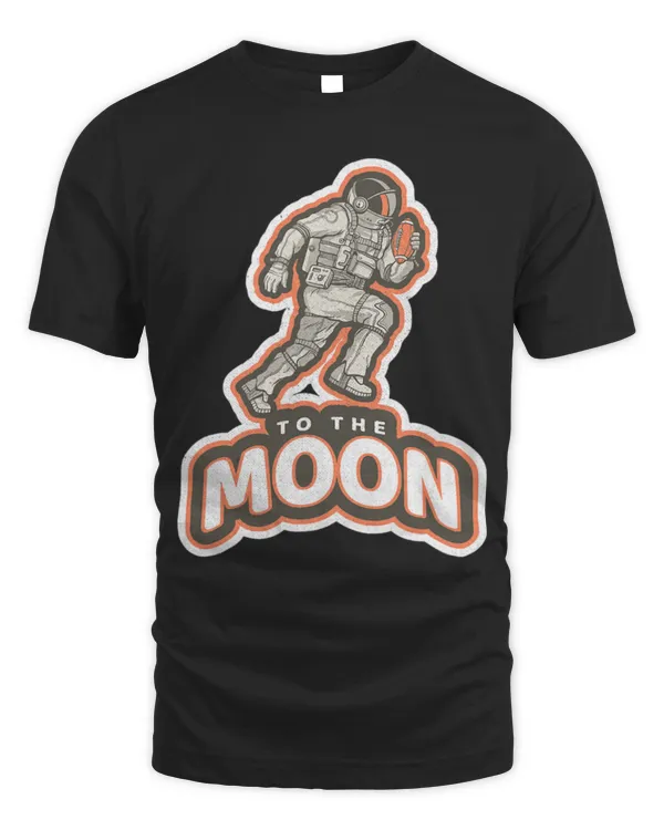 Sport American Football To The Moon Football Funny Stock Investor