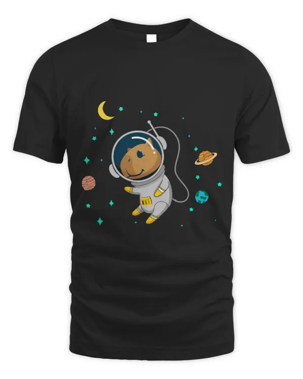 Capybara Mammal Whisperer Wildlife Animal Cavy Rodent Astronaut