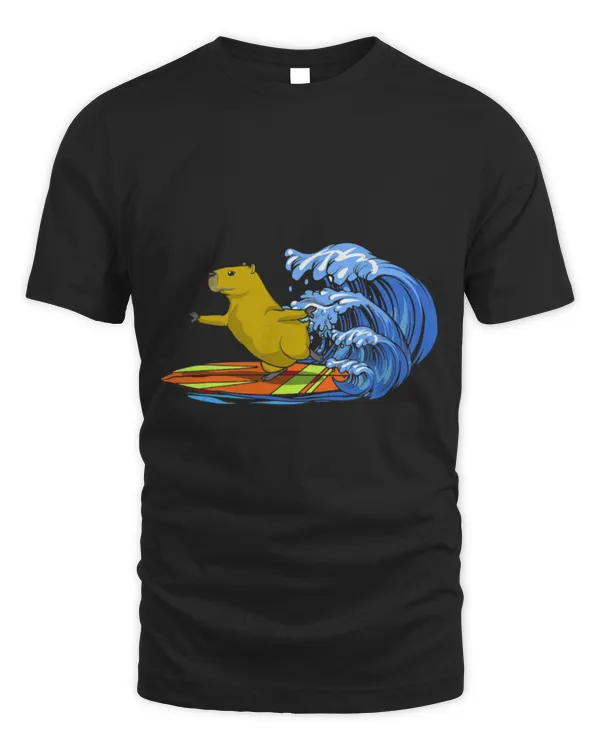 Capybara Mammal Whisperer Wildlife Animal Cavy Rodent Surfer