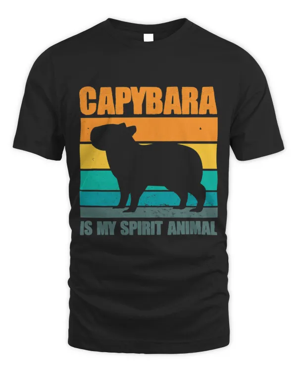 Capybara Mammal Wildlife Animal Funny Capybara is My Spirit Animal