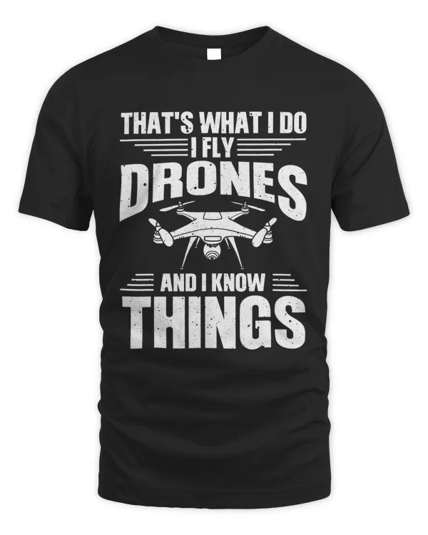 Funny Drone For Men Women Drone Pilot Flying Aerial Vehicle T-Shirt