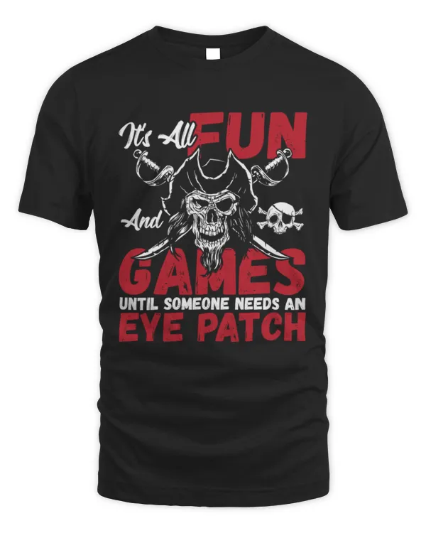 its all fun and games until someone needs eye patch