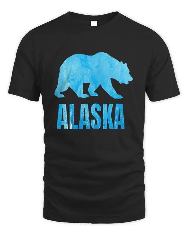Alaska State Animal Polar Bear Ice Souvenir Gift Boy & Girl T-Shirt