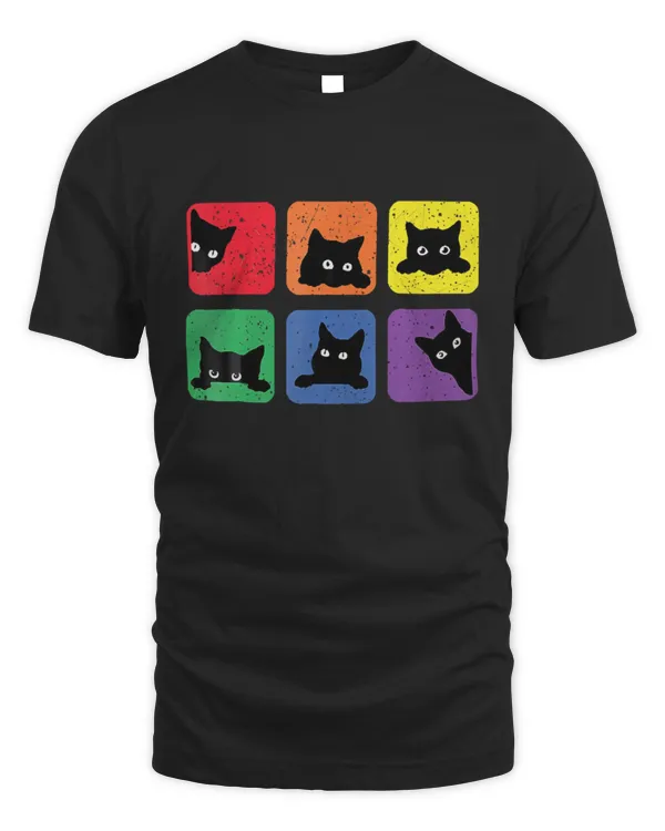 Funny Cats LGBT Cat Rainbow