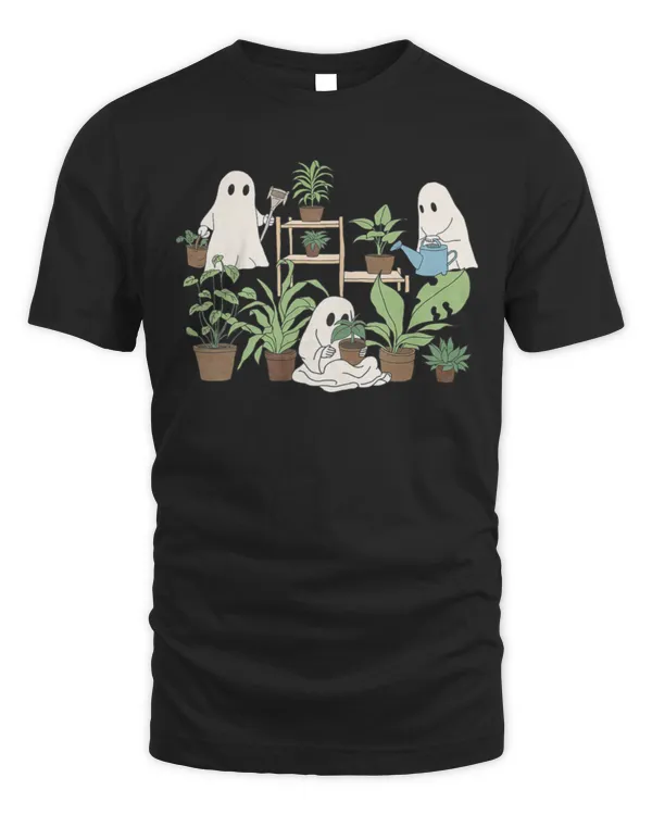 halloween houseplant ghost