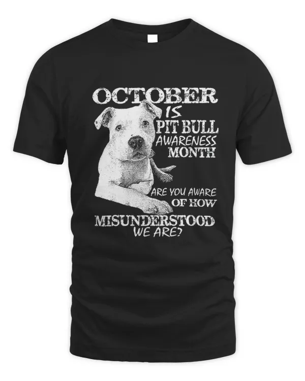 October Is Pitbull Awareness Month Are You Aware Of How Misunderstood We are?