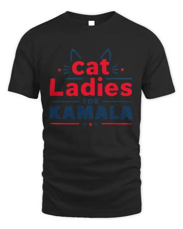 Cat Ladies Cat Lettering Positive Funny T-Shirt