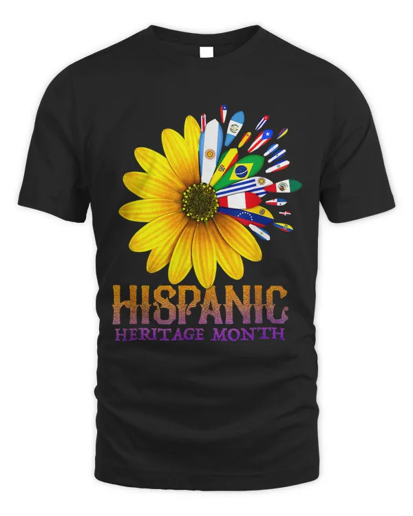Hispanic Heritage Month National Latino Pretty Flower Flags