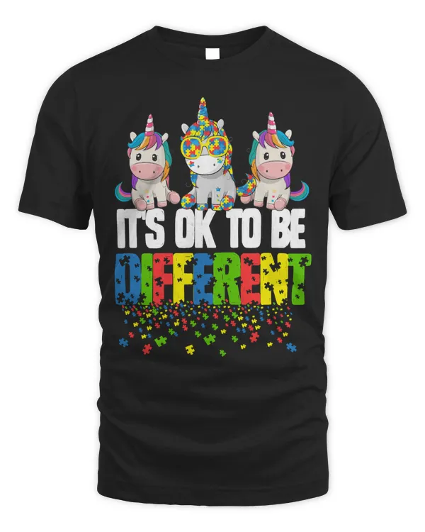 Autism Autistic Unicorn Its Ok To Be Different Autism Awareness