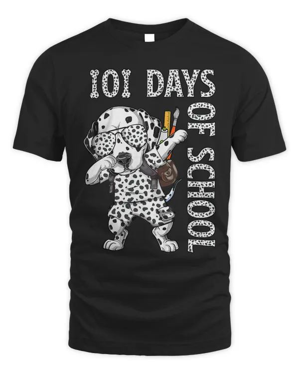 Dalmatian Funny Dog Dabbing 101 Days of School Dalmatian Dog Teachers Kids 66 Dalmatian Lover