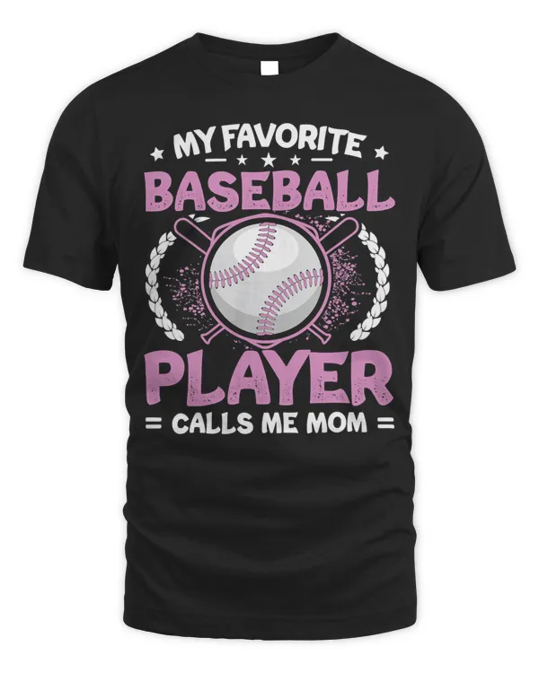 Baseball Coach Womens My Favorite Baseball Player Calls Me Mom 63 Baseball