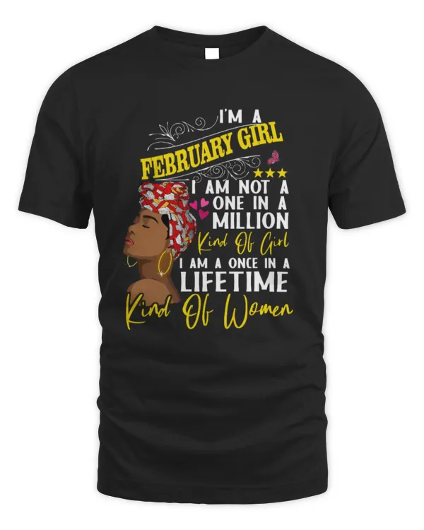 Queen Was Born In February Funny January Girl Birthday Women