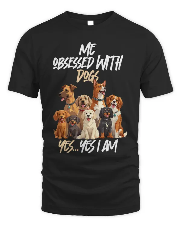 Womens Dog Funny Dog Lovers Tees for Men Puppies Lovers TShirt