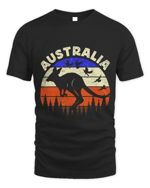 Kangaroo Pet Australia Funny Kangaroo Australian Symbol Animal Vintage