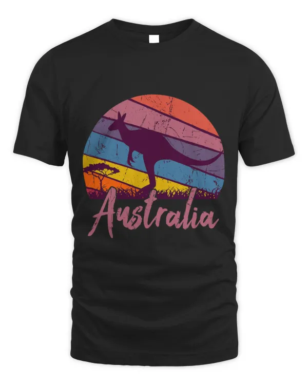Kangaroo Pet Australia Kangaroo Aussie Australian Souvenir Tourist Retro 1