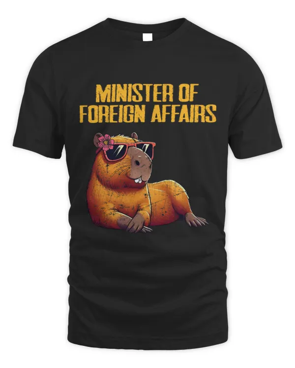 Capybara Pet Minister Of Foreign Affairs Cool Animal Professor