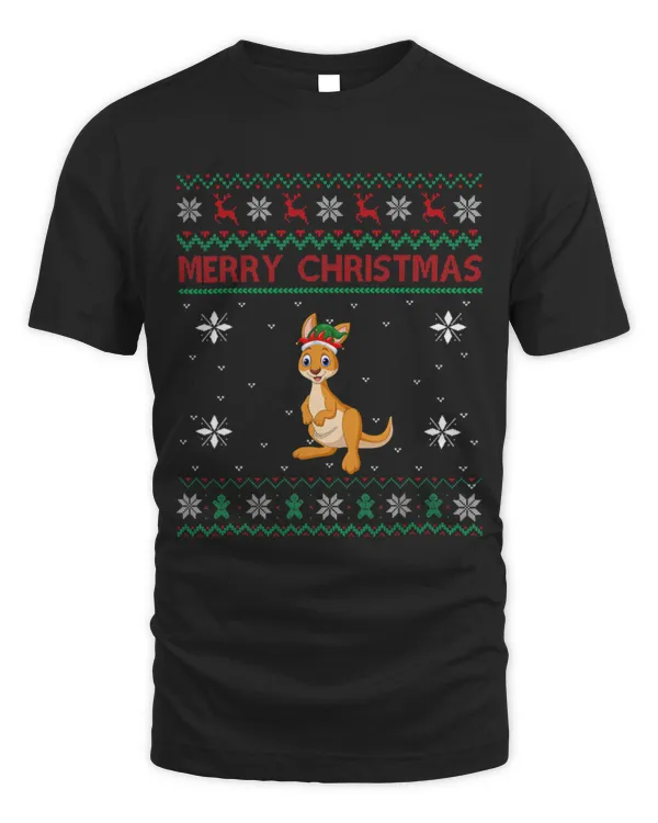 Kangaroo Pet Women Girls Boys Ugly Christmas Sweater