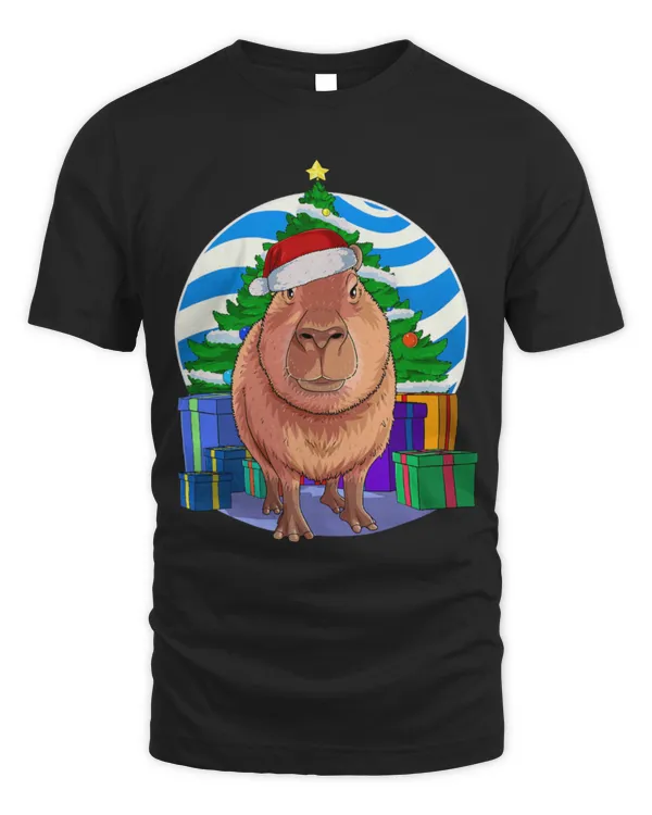 Capybara Pet Cavy Cute Santa Christmas Tree Decor
