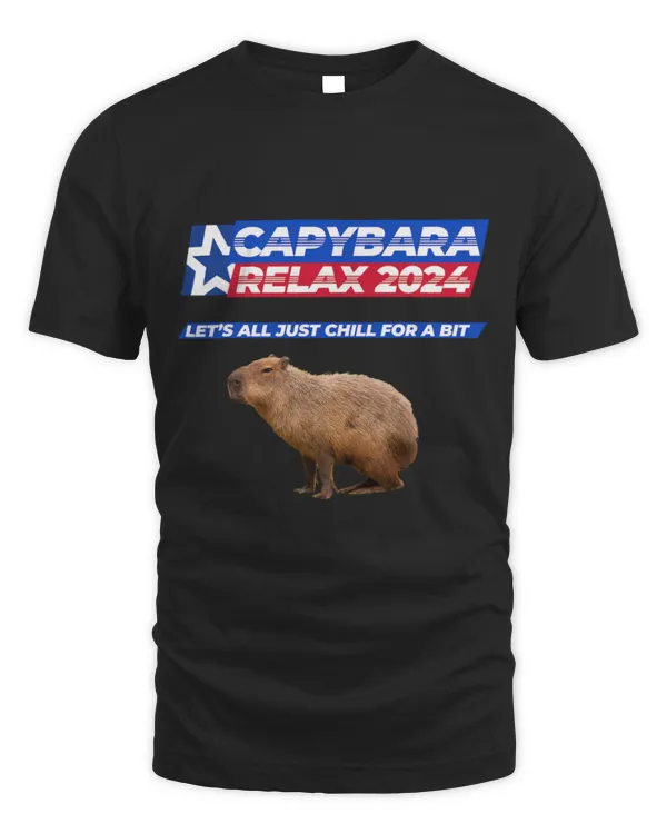 Capybara Pet Chill 2024 Presidential Election Campaign Parody