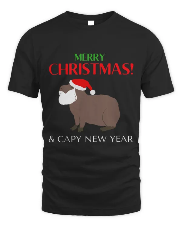 Capybara Pet Christmas Capy the Holydays Capy New Year
